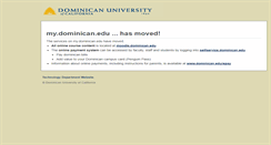 Desktop Screenshot of my.dominican.edu