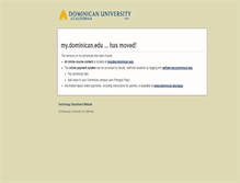 Tablet Screenshot of my.dominican.edu